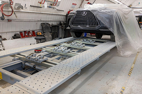 Atelier de carrosserie